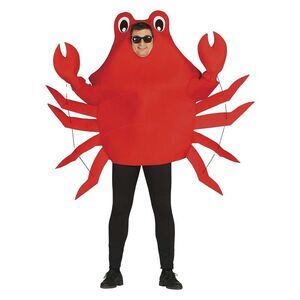 Fiestas Guirca Mens Crab Costume / Red